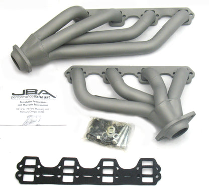 JBA 65-73 Ford Mustang 351W SBF 1-5/8in Primary Ti Ctd Mid Length Header JBA