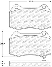 Load image into Gallery viewer, STOPTECH PERFORMANCE 02-07 350Z/G35 W/ BREMBO FRONT BRAKE PADS, 309.09600 - eliteracefab.com