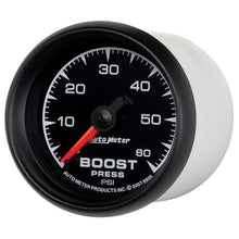 Load image into Gallery viewer, Autometer ES 52mm 0-60 PSI Mechanical Boost Gauge