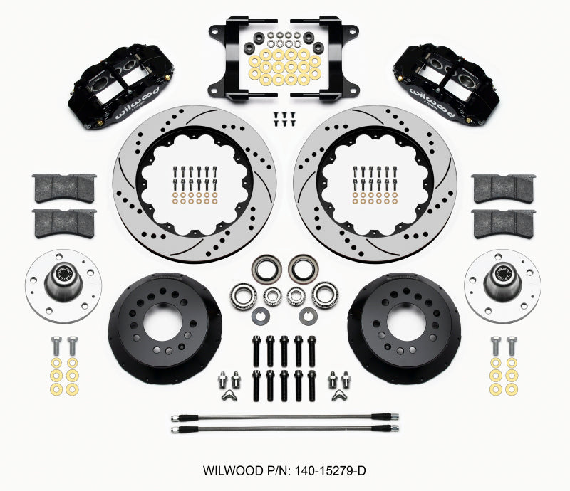 Wilwood Narrow Superlite 6R Front Hub Kit 14.00in Drilled 82-92 Camaro//Firebird Wilwood