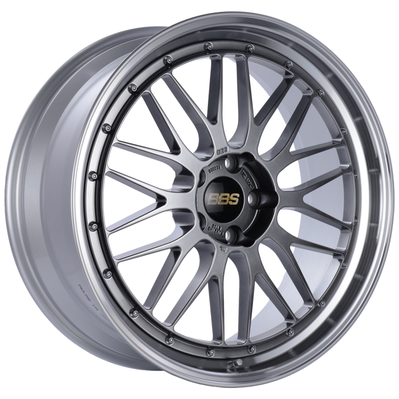 BBS LM 21x9 5x120 ET32 Diamond Black Center Diamond Cut Lip Wheel -82mm PFS/Clip Required BBS