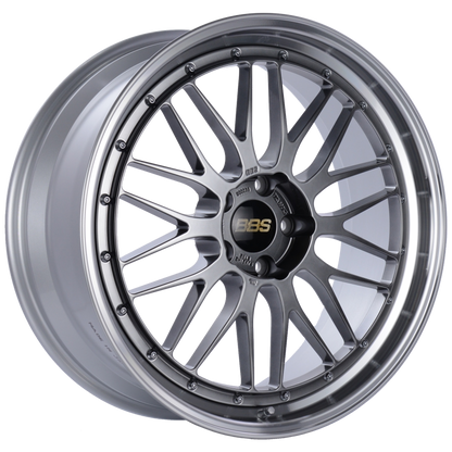 BBS LM 21x9 5x120 ET32 Diamond Black Center Diamond Cut Lip Wheel -82mm PFS/Clip Required BBS