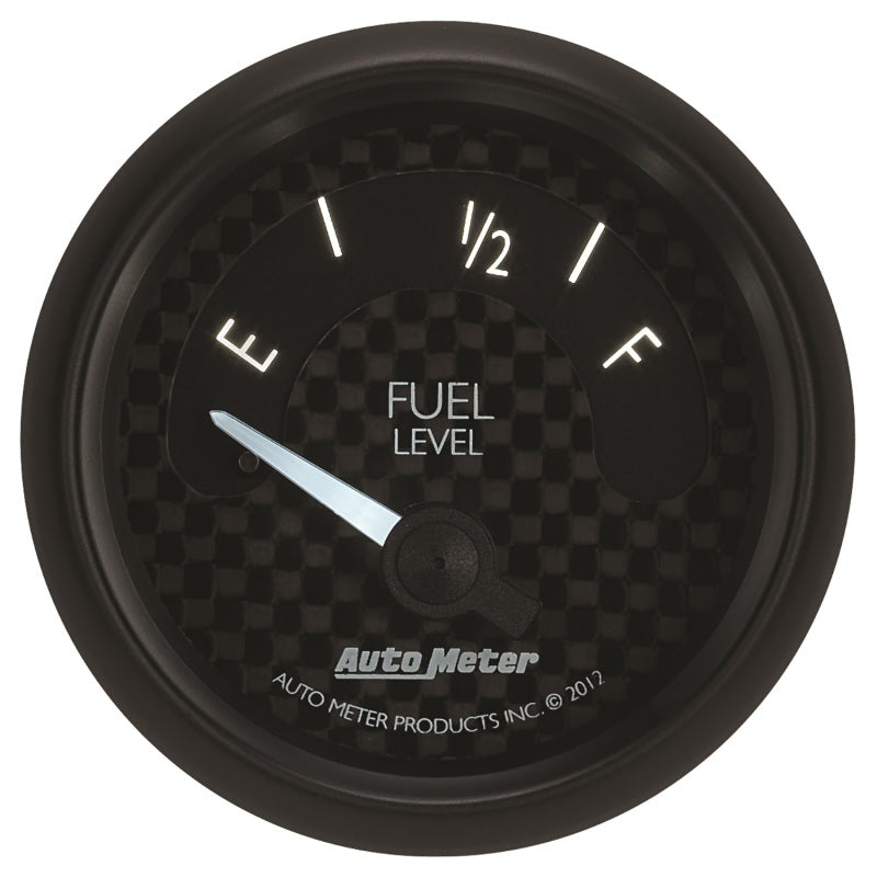 Autometer GT Series 52mm Short Sweep Electronic 73-10 ohms Fuel Level (For most Ford and Chrysler) 8015