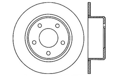 STOPTECH 05-13 CHRYSLER300/300C / 09-12 DODGE CHALLENGER REAR RIGHT DRILLED & SLOTTED ROTOR, 127.63060R - eliteracefab.com