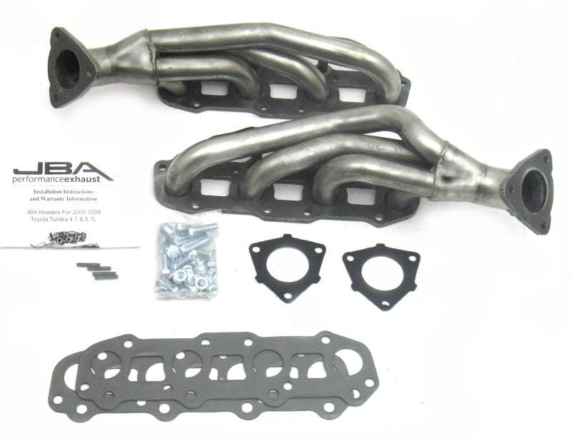 JBA 2011S | 05-07 TOYOTA 4.7L V8 1-1/2IN PRIMARY RAW 409SS CAT4WARD HEADER; 2005-2007 - eliteracefab.com