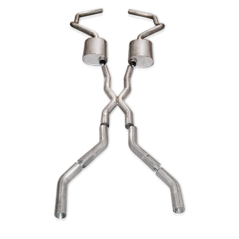 Stainless Works Chevy Camaro 1967-69 Exhaust 2.5in Stainless with X-Pipe Stainless Works