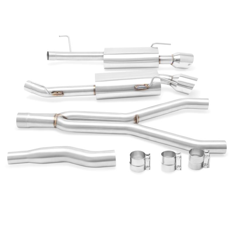 Mishimoto 2015-2016 Ford Mustang 2.3L EcoBoost Stainless Steel Cat-Back Exhaust - eliteracefab.com