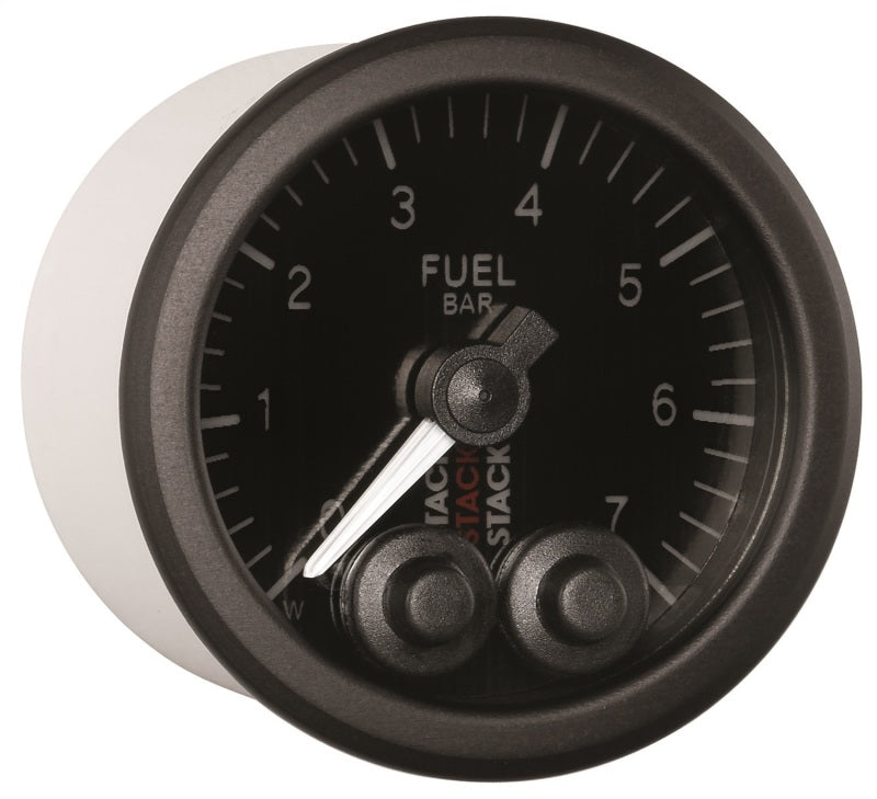 Autometer Stack 52mm 07 Bar M10 Male ProControl Fuel Pressure Gauge