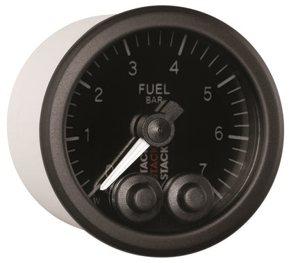 Autometer Stack 52mm 0-7 Bar M10 Male Pro-Control Fuel Pressure Gauge - Black ST3505