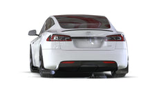 Load image into Gallery viewer, Rally Armor 2021-24 Tesla Model S &amp; S Plaid Black UR Mud Flap Metallic Black Logo - MF101-UR-BLK-MBK