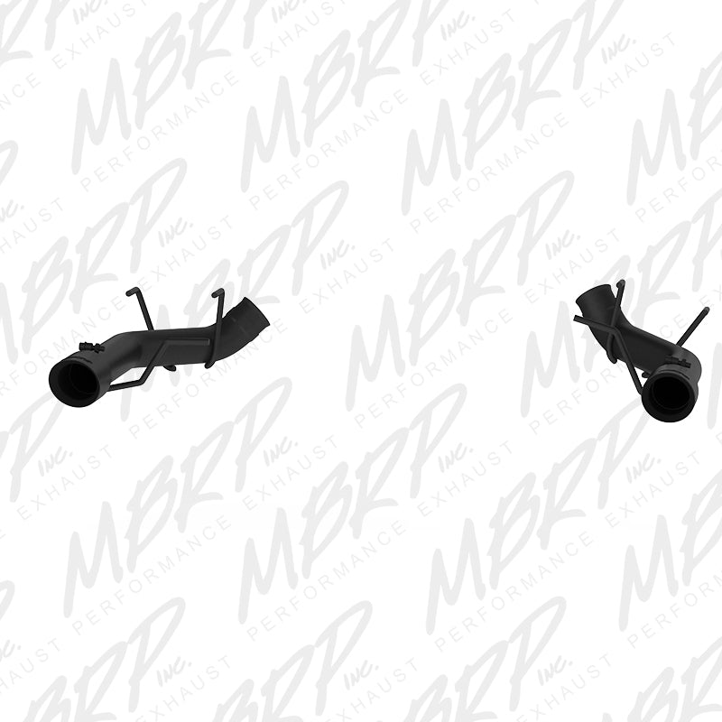 MBRP 2011-2014 Ford Mustang GT 3in Dual Axle Back Muffler Delete - Black - eliteracefab.com