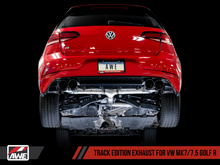 Load image into Gallery viewer, AWE Tuning MK7.5 Golf R Track Edition Exhaust w/Chrome Silver Tips 102mm - eliteracefab.com