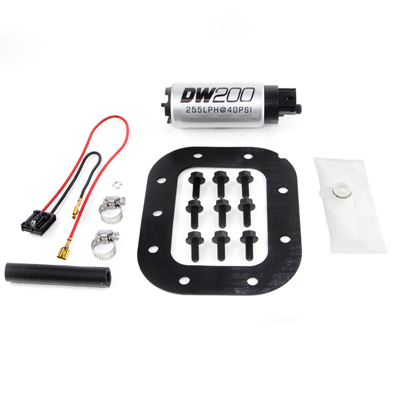 DeatschWerks 84-85 Chevy Corvette 5.7L DW200 255 LPH In-Tank Fuel Pump w/ Install Kit - eliteracefab.com