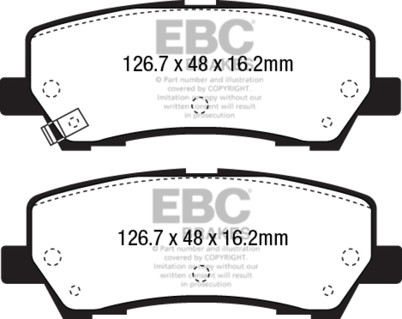 EBC BlueStuff Rear Brake Pads - DP53043NDX