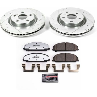 Power Stop 08-09 Pontiac G8 Front Z26 Street Warrior Brake Kit - eliteracefab.com