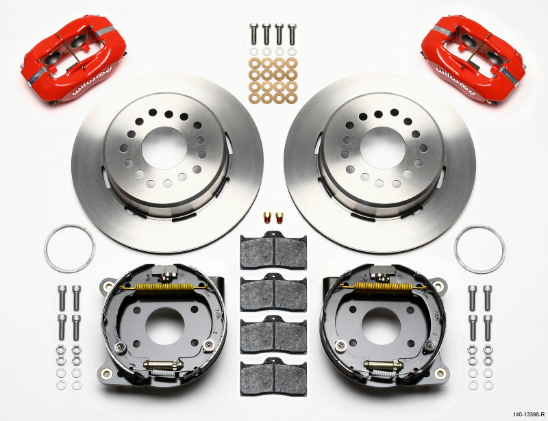 Wilwood Forged Dynalite P/S Park Brake Kit-Red AMC 71-74 2.60in Offset Wilwood