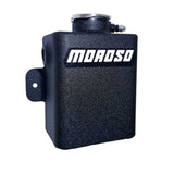 Moroso Universal 1.25qt Coolant Expansion Tank - Black Powder Coat