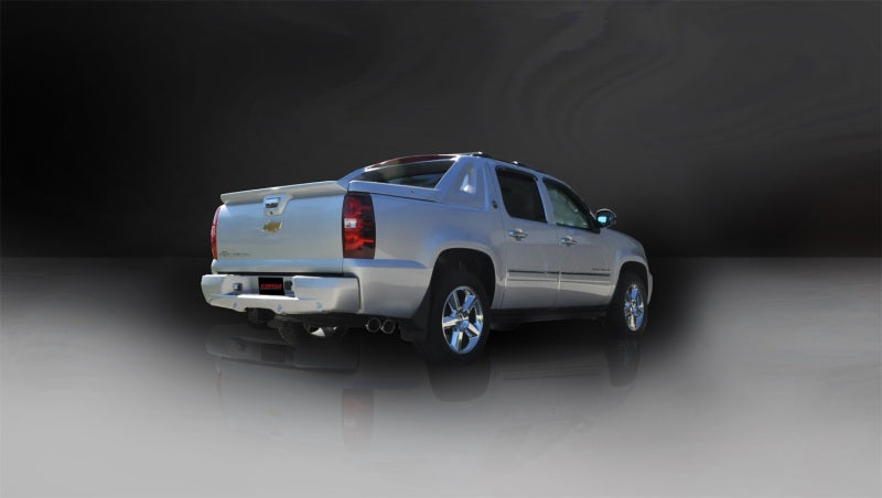 Corsa 09-13 Chevrolet Suburban 1500 5.3L V8 Polished Sport Cat-Back Exhaust - eliteracefab.com