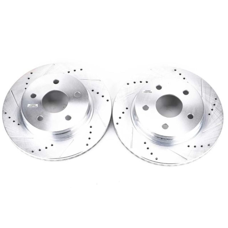 Power Stop 07-09 Chrysler Aspen Front Evolution Drilled & Slotted Rotors - Pair - eliteracefab.com