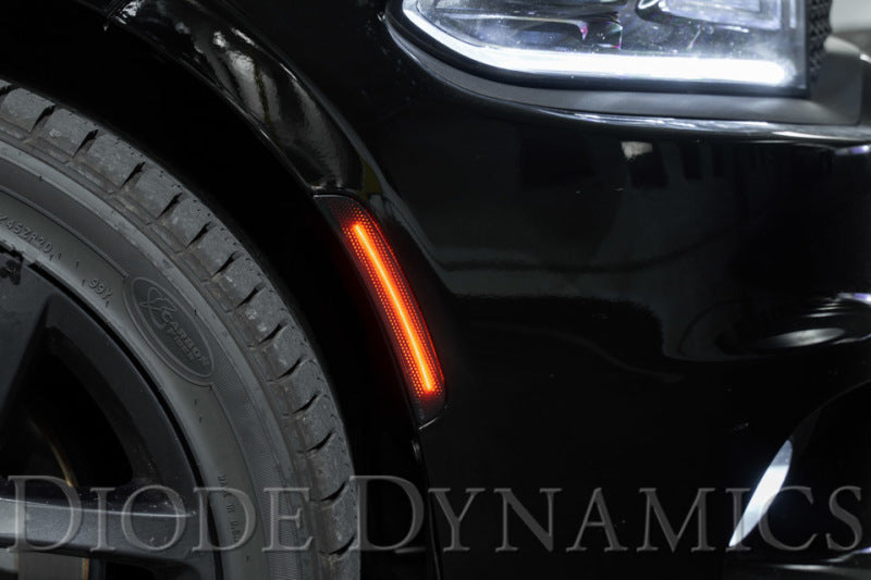 Diode Dynamics 15-21 Dodge Charger LED Sidemarkers - Amber Red (set) Diode Dynamics