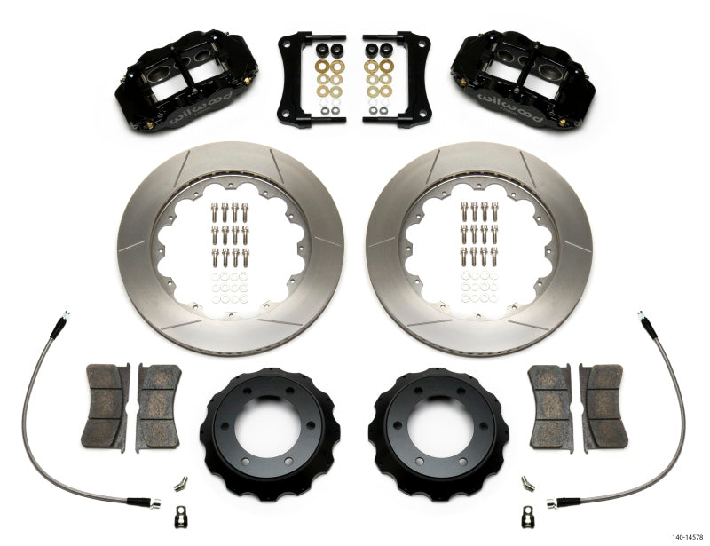 Wilwood Narrow Superlite 6R Front Kit 14in Slotted Rotor w/ Lines 05-15 Toyota Tacoma Wilwood