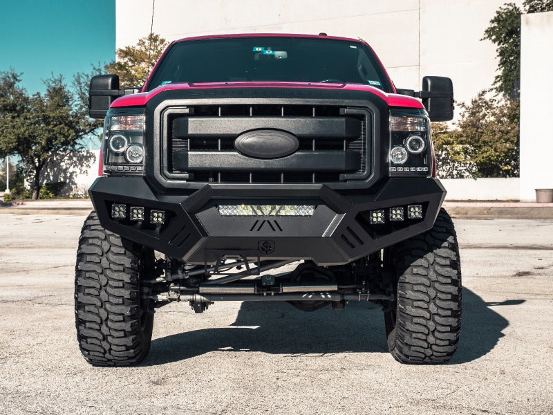 Road Armor 11-16 Ford F-250 SPARTAN Front Bumper - Tex Blk - eliteracefab.com