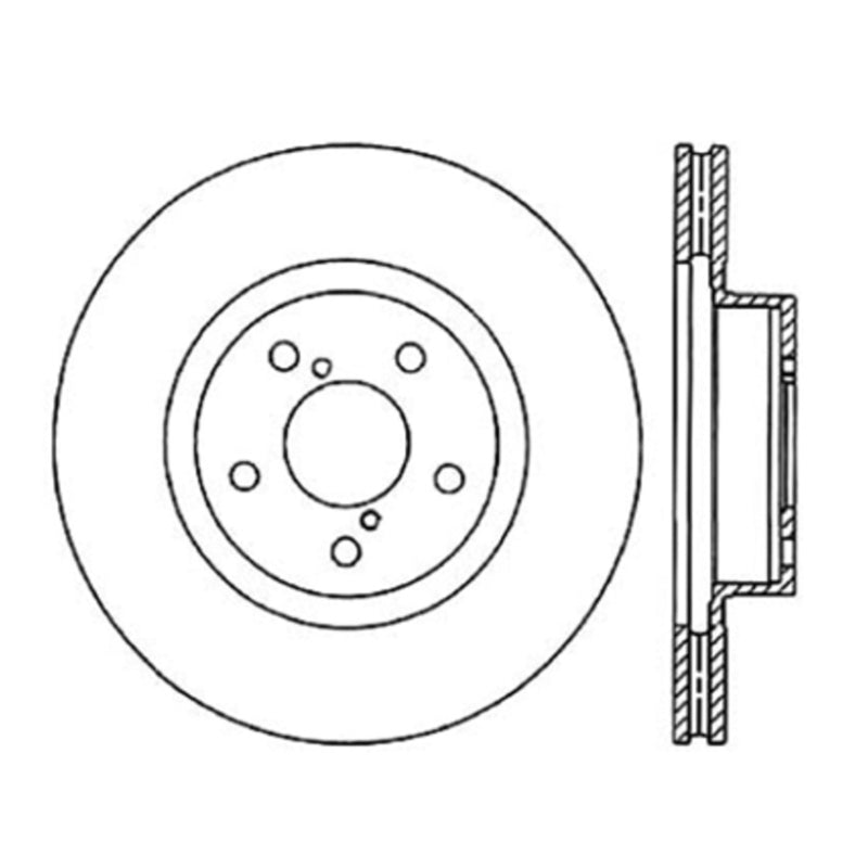 Stoptech 98-02/02 Subaru Forester/98-10 Impreza CRYO Rotor - eliteracefab.com