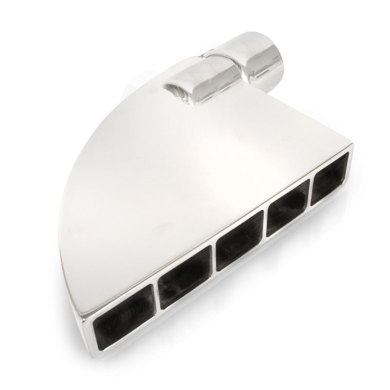 Stainless Works Boxxter Exhaust Tips 2in ID Inlet 1.5in x 8.5in 90 Degree Stainless Works