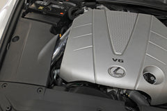 Spectre 06-12 Lexus IS250/IS350 V6-2.5/3.5L F/I Air Intake Kit - Polished w/Red Filter - eliteracefab.com