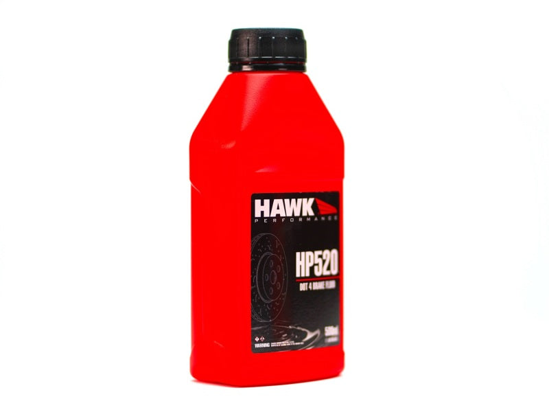 Hawk Performance HP520 DOT 4 Brake Fluid - 500ml - eliteracefab.com