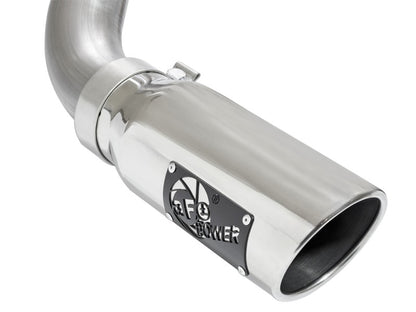 aFe MACHForce XP Exhausts Cat-Back Polished Tips 09-17 GM Silverado 1500 4.3/5.3L RegCab SB/LB aFe