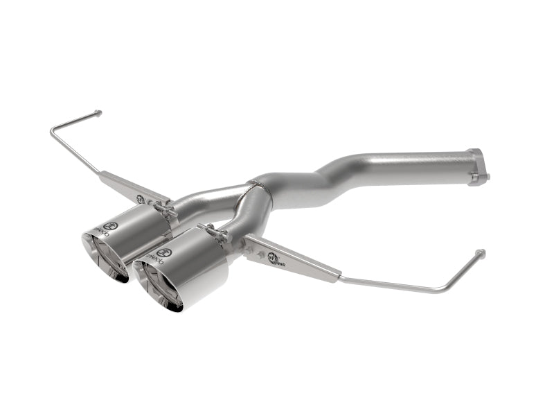 aFe Takeda 3in-2.5in 304 SS Axle-Back Exhaust w/Polished Tip 19-20 Hyundai Veloster I4-1.6L(t) - eliteracefab.com