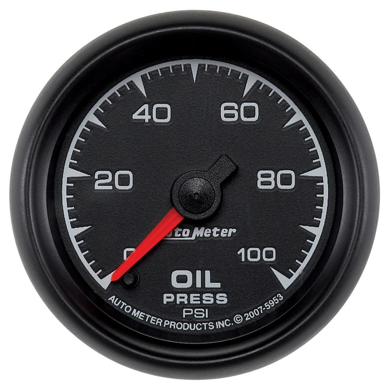 AutoMeter GAUGE; OIL PRESSURE; 2 1/16in.; 100PSI; DIGITAL STEPPER MOTOR; ES - eliteracefab.com