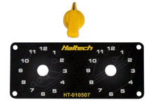 Load image into Gallery viewer, Haltech Dual Switch Panel Kit w/Yellow Knob - eliteracefab.com