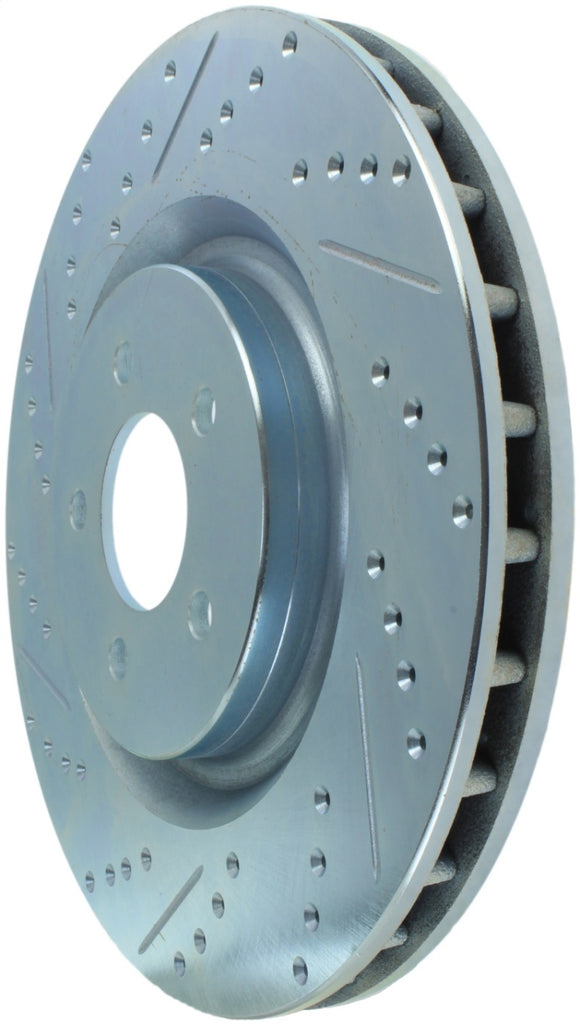 StopTech Select Sport 07-10 Ford Shelby Slotted and Drilled Right Rotor - eliteracefab.com