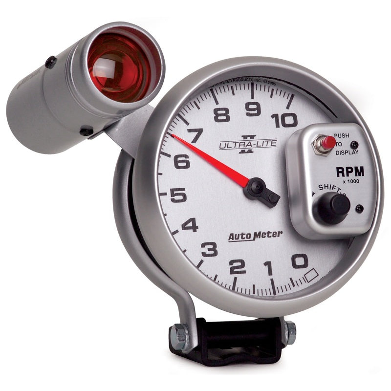 Autometer Ultra-Lite II 5 Inch 10000 RPM Tach w/ Shift Light - eliteracefab.com