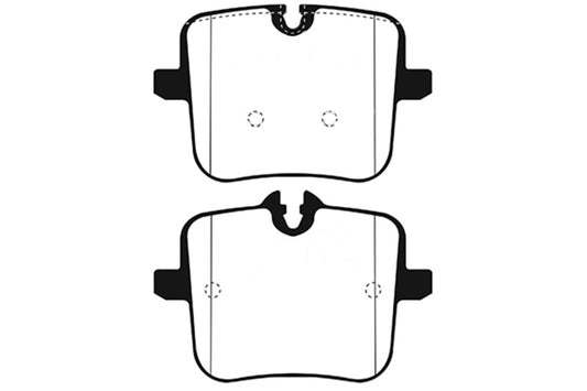 EBC 2018+ BMW M5 4.4TT (F90) Redstuff Rear Brake Pads - eliteracefab.com