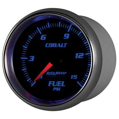 Autometer Cobalt 2-5/8in  Mechanical Fuel Pressure Gauge 0-15 PSI 7911
