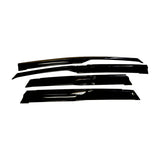 BLOX Racing 06-11 Fit / Jazz Door Sun Visors MU Type Smoked Acrylic 4pcs