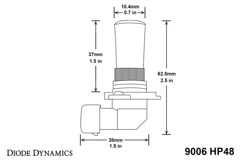 Diode Dynamics 9006 HP48 LED - Cool - White (Pair)