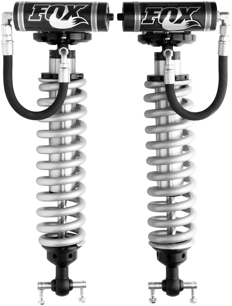 Fox 15+ Ford F-150 4WD 2.5 Factory Series 5.5in. Remote Reservoir Coilover Shock Set / 0-2in. Lift - eliteracefab.com