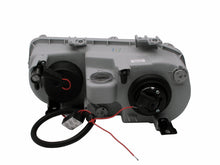 Load image into Gallery viewer, ANZO USA Acura Integra Projector Headlights W/ Halo Black; 1994-1997 - eliteracefab.com