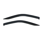 Westin 2004-2012 Chevy/GMC/Isuzu Colorado/Canyon Standard Cab Wade Slim Wind Deflector 2pc - Smoke