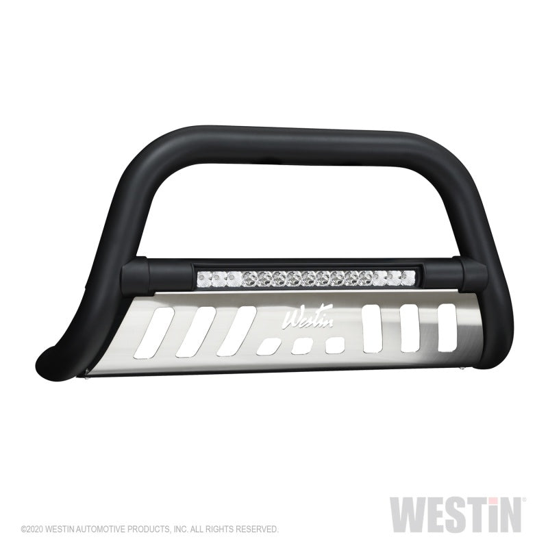 Westin 19-20 Ram 2500/3500 Ultimate LED Bull Bar - Textured Black - eliteracefab.com