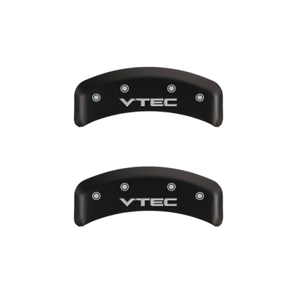 MGP 4 Caliper Covers Engraved Front & Rear Vtech Red finish silver ch MGP