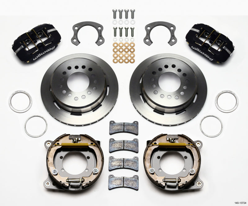 Wilwood Dynapro Low-Profile 11.00in P-Brake Kit Ford 8.8 Special w/2.50in Offset-5 Lug Wilwood