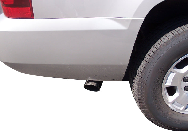 Gibson 07-12 Chevrolet Avalanche LS 5.3L 3in Cat-Back Single Exhaust - Aluminized - eliteracefab.com