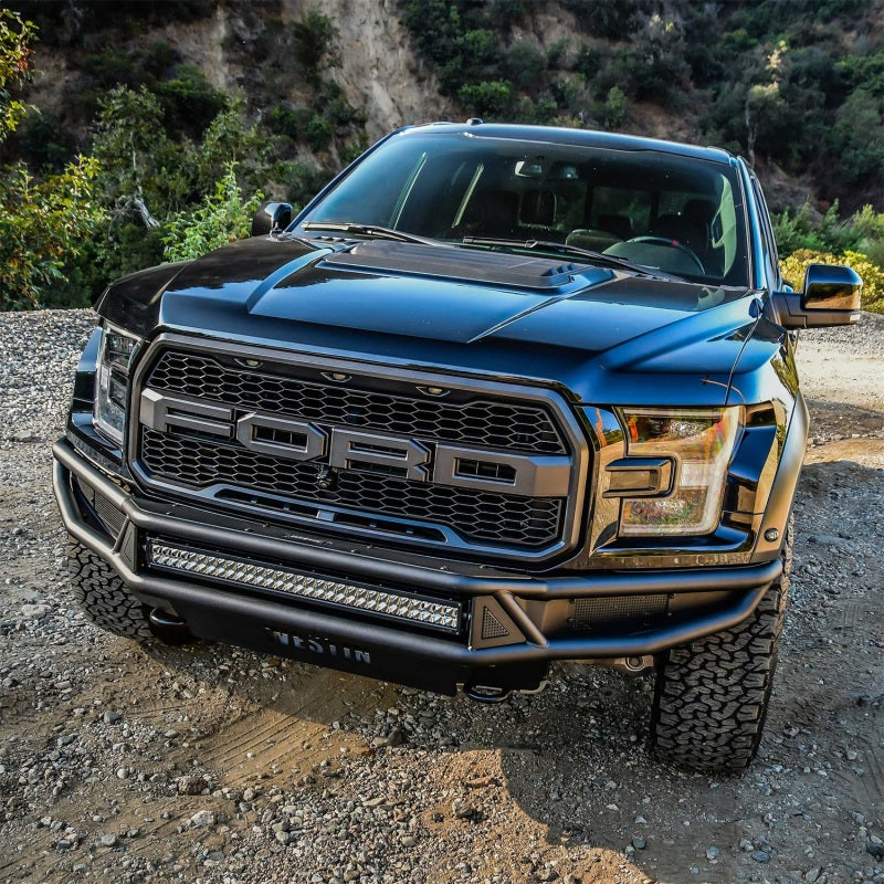 Westin 17-20 Ford F-150 Raptor Outlaw Front Bumper - Tex. Blk Westin