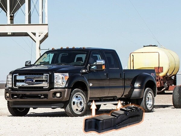 Titan Fuel Tanks 17-19 Ford F-250 65 Gal. Extra HD Cross-Linked PE XXL Mid-Ship Tank - Crew Cab LB - eliteracefab.com