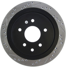 Load image into Gallery viewer, STOPTECH 06-07 350Z / 05-07 G35 / 06-07 G35X SPORTSTOP SLOTTED &amp; DRILLED REAR RIGHT ROTOR, 127.42088R - eliteracefab.com